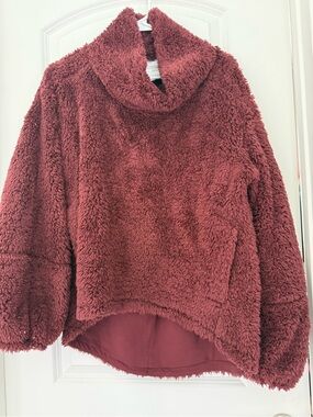 lululemon athletica Plush Cowl Neck Sweater in Dusty Rose